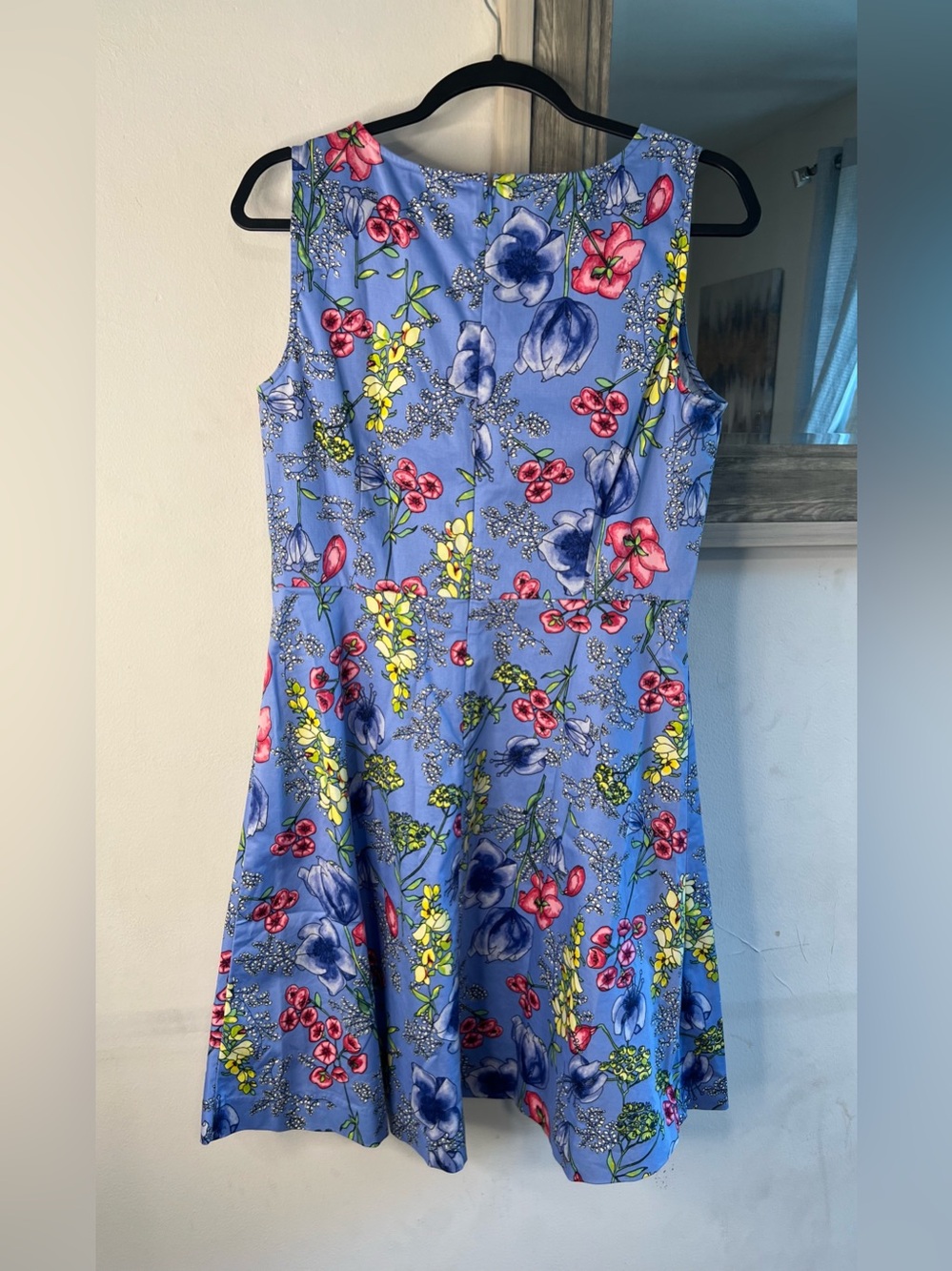 Talbots Blue Floral Sleeveless Dress - Picture 2 of 7